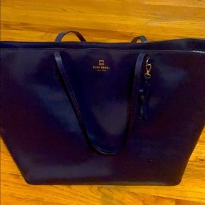 Large Navy Kate Spade tote